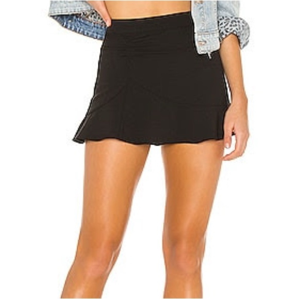 REVOLVE Tawny Black Mini Skirt